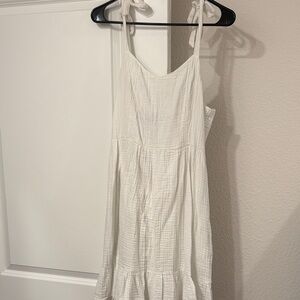 Old Navy White Midi Dress